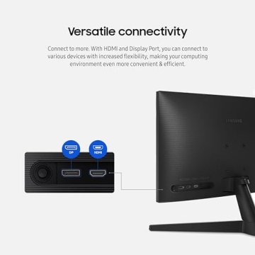 SAMSUNG 24-Inch S43GC Series Business Essential Computer Monitor, IPS Panel, Height Adjustable Stand, Triple Input, New DisplayPort, 100Hz, AMD FreeSync, Advanced Eye Care LS24C432GANXZA, 2024