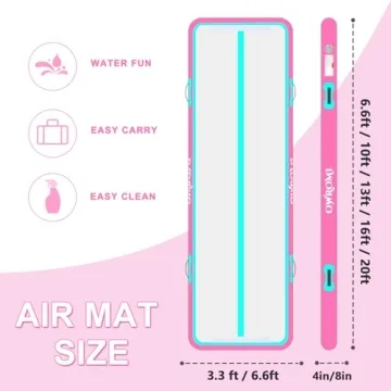 Inflatable Air Gymnastics Mats for Tumbling Owromi