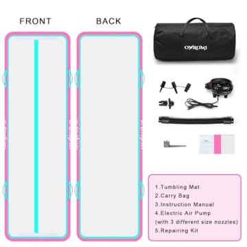 Inflatable Air Gymnastics Mats for Tumbling Owromi