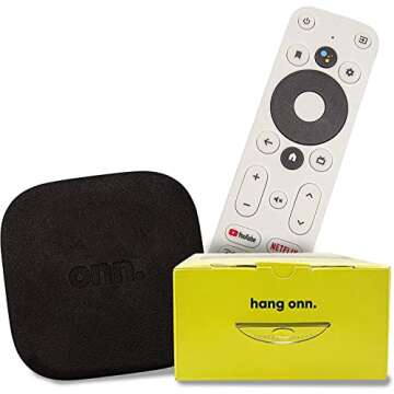 ONN 4K UHD Streaming Device with Voice Remote Control