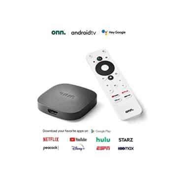ONN 4K UHD Streaming Device with Voice Remote Control