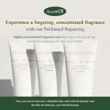 FREEMOMENT Refresh Moment Perfume Hair Treatment (02 Fig Fog) | Moisturize and Soften Hair | Vegan Conditioner for Oily Hair | Non-Greasy Formula | Fruity-Woody Fragrance | 5.07 fl. oz