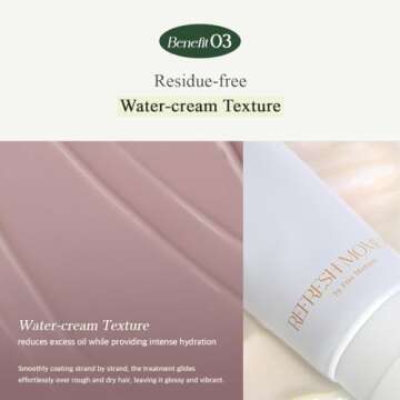 FREEMOMENT Refresh Moment Perfume Hair Treatment (02 Fig Fog) | Moisturize and Soften Hair | Vegan Conditioner for Oily Hair | Non-Greasy Formula | Fruity-Woody Fragrance | 5.07 fl. oz