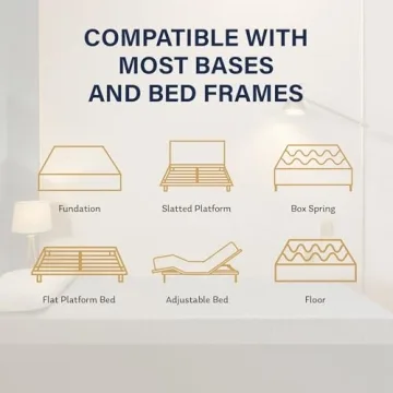 EGOHOME 12" Queen Mattress with Copper Gel Cooling