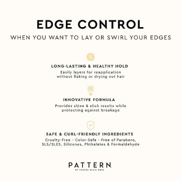 PATTERN Beauty Edge Control for Curlies and Coilies 4 Fl Oz
