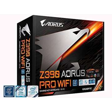GIGABYTE Z390 AORUS PRO Wi-Fi (Intel LGA1151/Z390/ATX/2xM.2 Thermal Guard/Onboard AC Wi-Fi/RGB Fusio...