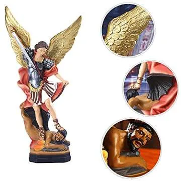 Buy QIANLING St. Michael Archangel Statue - Elegant Decor