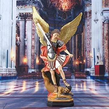 Buy QIANLING St. Michael Archangel Statue - Elegant Decor