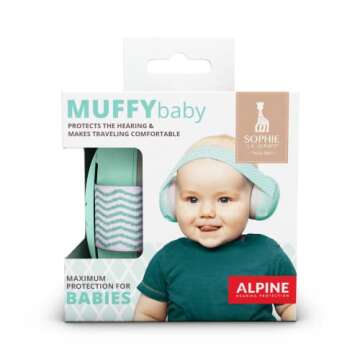 Alpine Muffy Baby Earmuffs - Safe Hearing Protection for Infants