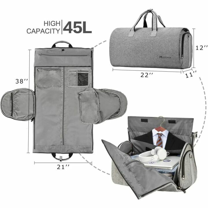 Convertible Garment Bag for Travel - Modoker 2-in-1