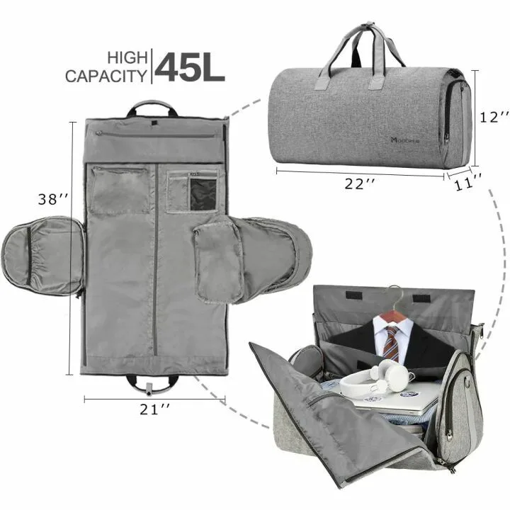 Convertible Garment Bag for Travel - Modoker 2-in-1