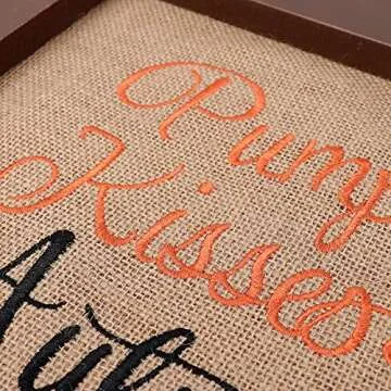 Fall Wall Decor with Light - Rustic Autumn Gnome Sign