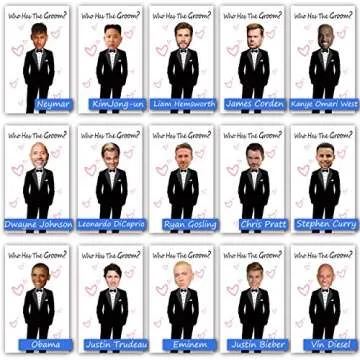 Cute Bridal Shower Games - Scratch Off Bridal Shower Game.Funny Bachelorette Party Games - Who Has the Groom - 33 sheets