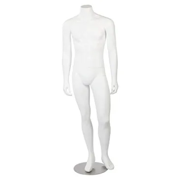 SSWBasics Headless White Fiberglass Mannequin for Displays