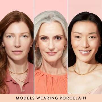 LAURA GELLER NEW YORK Baked Balance-N-Glow Illuminating Foundation - Porcelain - Buildable Sheer to Light Coverage - Satin Finish