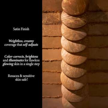 LAURA GELLER NEW YORK Baked Balance-N-Glow Illuminating Foundation - Porcelain - Buildable Sheer to Light Coverage - Satin Finish