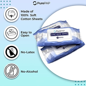 PurePAP CPAP Cleaning Wipes - Gentle & Alcohol-Free