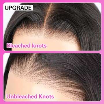 Wear and Go Glueless Wigs Human Hair Pre Plucked Pre Cut Deep Wave Lace Front Wigs for Black Women 180% Density Transparent Closure Wigs Water Wave Wigs Human Hair for Beginners Deep Curly Wig 26Inch