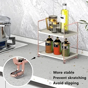 Kaileyouxiangongsi Stylish Stackable Organizer Shelf