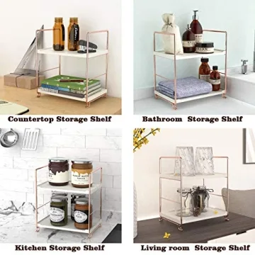Kaileyouxiangongsi Stylish Stackable Organizer Shelf