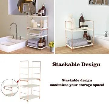 Kaileyouxiangongsi Stylish Stackable Organizer Shelf