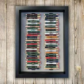 Eureka Golf Pencil Display Case - Holds 64 Pencils Made in USA