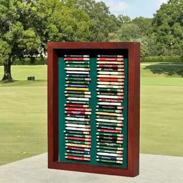 Eureka Golf Pencil Display Case - Holds 64 Pencils Made in USA
