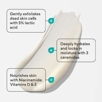 AmLactin Daily Nourish 5% - 7.9 oz Body Lotion with 5% Lactic Acid - Exfoliator and Moisturizer for Dry Skin​ (Packaging May Vary)