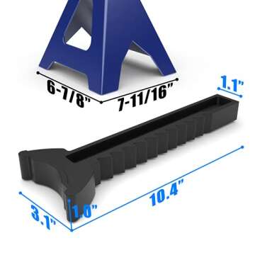 TCE 3 Ton Double Locking Steel Jack Stands for Vehicles