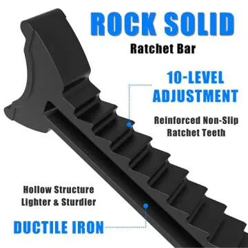 TCE 3 Ton Double Locking Steel Jack Stands for Vehicles