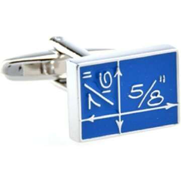 MRCUFF Architect Blueprint Cufflinks Gift Set