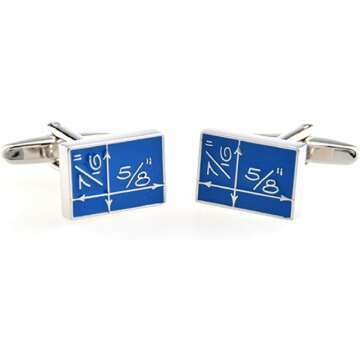 MRCUFF Architect Blueprint Cufflinks Gift Set