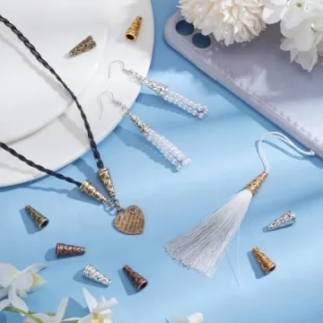 Discover PH PandaHall's 80pcs Bead Caps for Jewelry Making