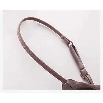 Silk Satin Triangle Wireless Bra - Elegant Comfort and Style