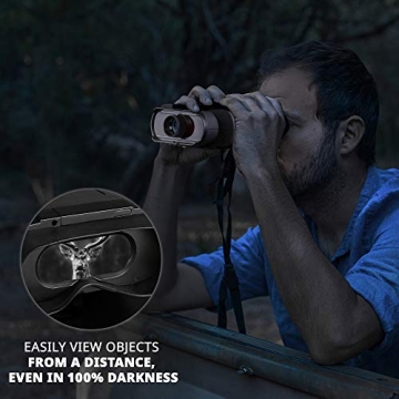 Hike Crew Digital Night Vision Binoculars - Clear Viewing at Night
