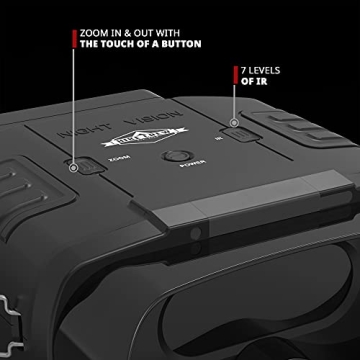 Hike Crew Digital Night Vision Binoculars - Clear Viewing at Night