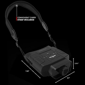 Hike Crew Digital Night Vision Binoculars - Clear Viewing at Night