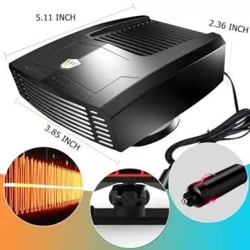 Portable Car Heater Fast Demisting Defroster with Cooling
