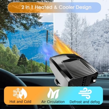 Portable Car Heater Fast Demisting Defroster with Cooling