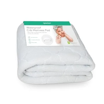 Newton Baby Waterproof Crib Mattress Pad | Ultra-Breathable Quilted Layer for Comfort & Universal Fi...