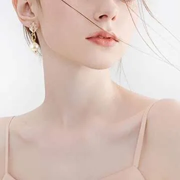 Fashewelry 10 Pairs Brass Cubic Zirconia Post Stud Earrings 18K Gold CZ Earring Findings Ear Piercing Plugs with Loop for Women Girls Dangle Earring Jewelry Making, Leaf