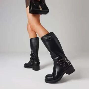 Stylish AMINUGAL Knee High Boots for Women - Comfort & Fashion