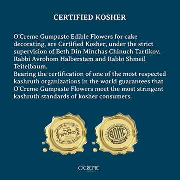 O'Creme Gumpaste Azalea Flower Set - Edible Decorations