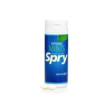 Spry Sugar Free Xylitol Peppermint Mints for Oral Health