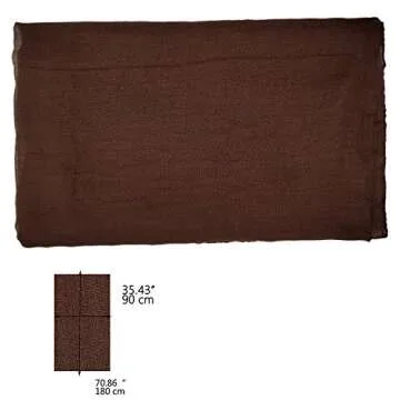 woogwin Women's Lightweight Cotton Fashion Scarves - Coffee