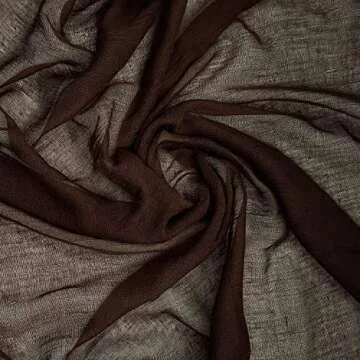 woogwin Women's Lightweight Cotton Fashion Scarves - Coffee