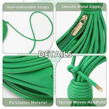 GOKTOW Knotted Woven Handbag for Women - Chic & Versatile