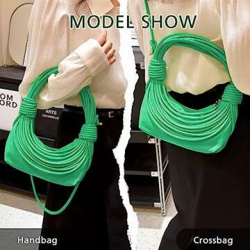 GOKTOW Knotted Woven Handbag for Women - Chic & Versatile