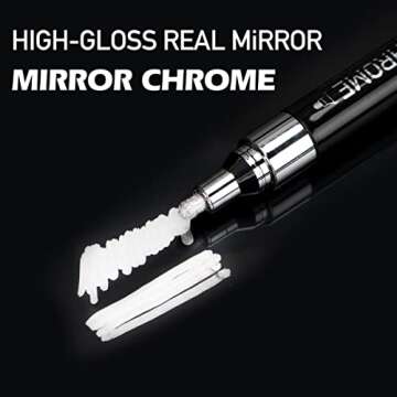 ZEYAR Liquid Chrome Marker with Dual Tips for Chrome Effects