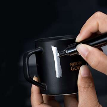 ZEYAR Liquid Chrome Marker with Dual Tips for Chrome Effects